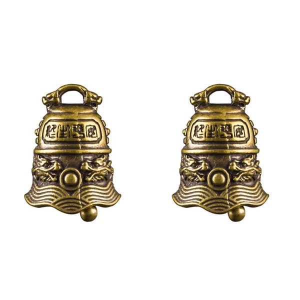 

gift wrap 2pcs brass bell statues vintage hanging ornament decoration