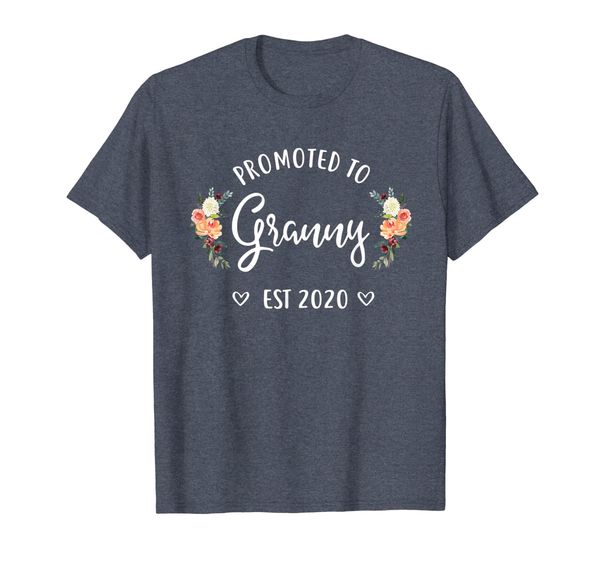 

promoted to granny est 2020 new granny t-shirt, White;black