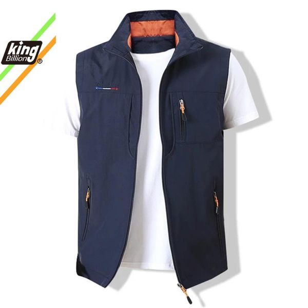 

male casual summer big size cotton sleeveless vest with many 16 pockets men multi pocket pograph waistcoat tooling men's vests, Black;white