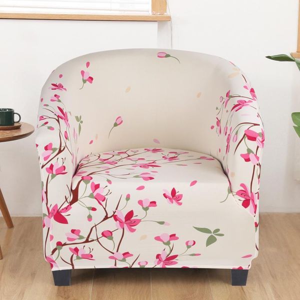 

chair covers printed sofa cover stretch armchair protector furniture slipcover for counter living room reception removable