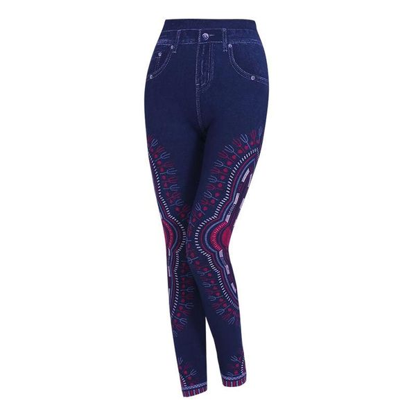 

women's slim high waisted jeans leggings spring and summer fashion, Black