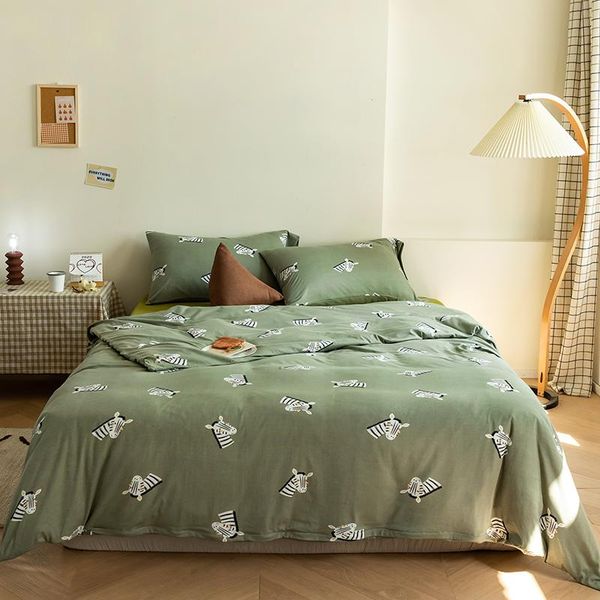 

bedding sets e-star china store zebra print four of knitted cotton bed