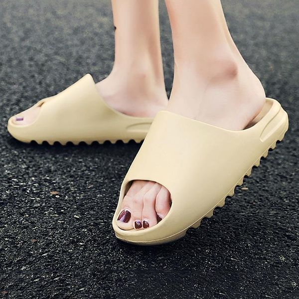 

slippers fashion plus size couple flip flops outdoor thick-soled non-slip trendy lightweight comfortable size35-45, Black