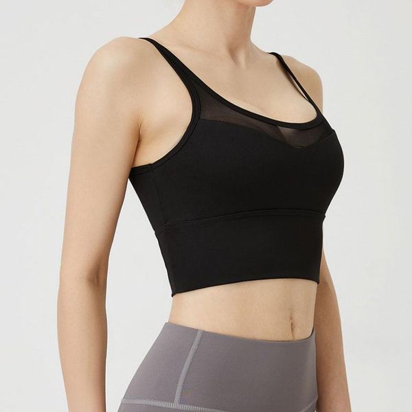 

yoga outfit women sports bra push up fitness athletic gym active wear padded running underwear crop sportswear