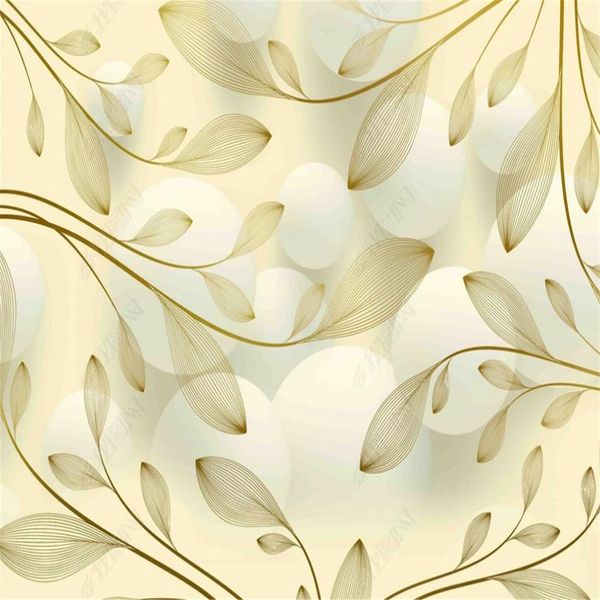 

modern wallpaper for living room Hand-painted simple leaf wallpapers 3D background wall, Green