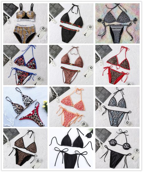 

2021 swim wear fashion mix women swimsuits bikini set multicolors summer time beach bathing suits wind swimwear girls high quality, Black