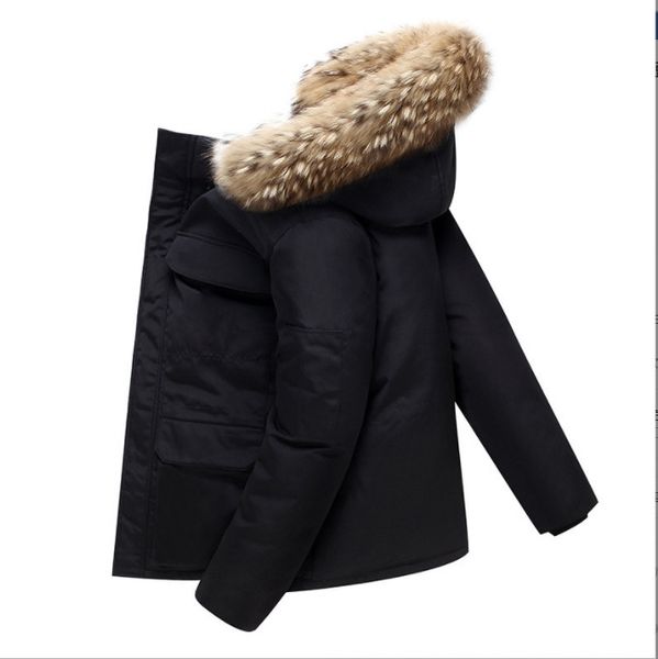 Лучший пух Дизайнерская одежда мужская Ветрозащитная верхняя одежда мужская с капюшоном женская пуховая куртка зимние гусиные парки gooed Канадские этикетки пальто стеганые куртки