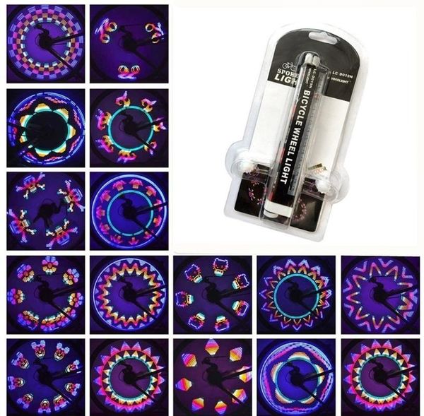 

bike lights 32 led bicycle motorcycle tyre tire wheel light 42 styles flash spoke outdoor night rider decoration safety&warning