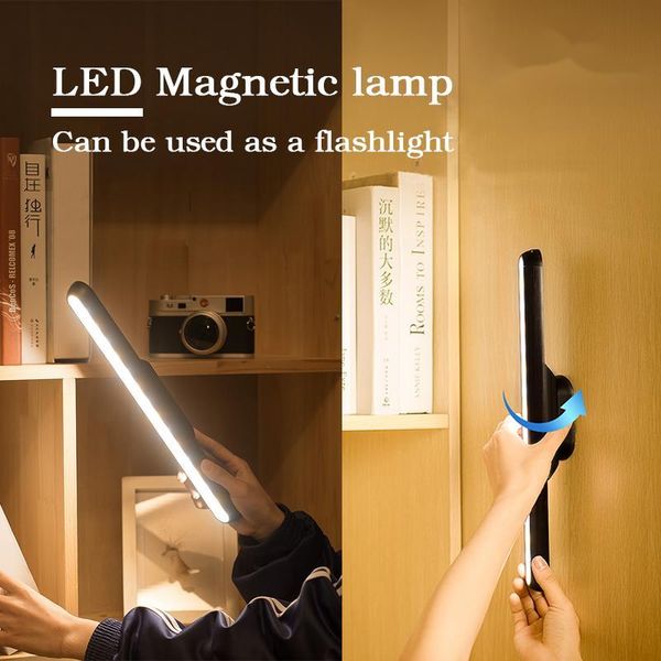 

wall lamps lordwey hanging magnetic lamp 16pcs led chargeable and eye-protect stepless dimming night lights
