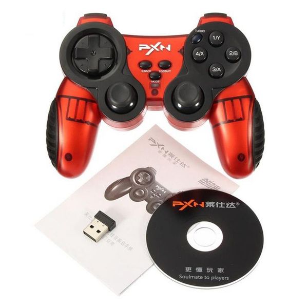 

game controllers & joysticks pxn-2902 wireless controller joystick gamepad for android smart phone / pc ps3