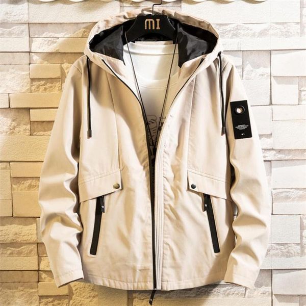 

men's jackets jacket fashion casual windbreaker spring autumn coat wholesale, Black;brown