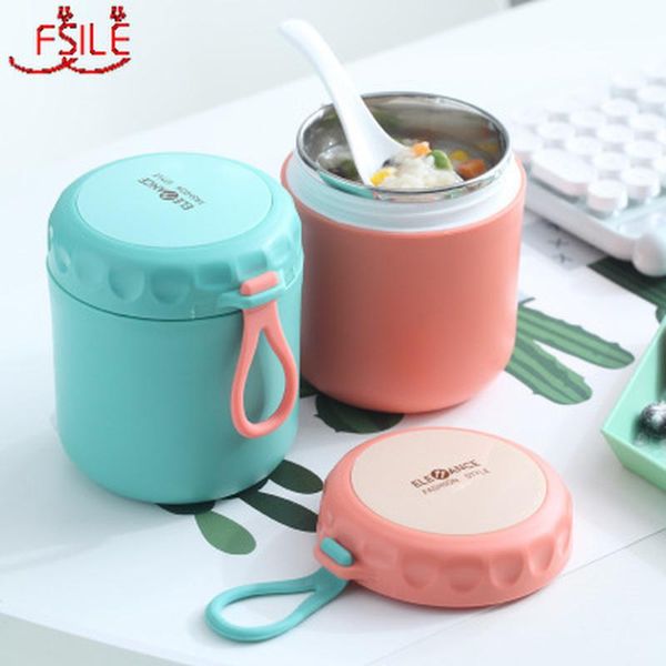 

dinnerware sets fsile the stainless steel thermal insulation soup cup sealed leak-proof personalized pot multifunctional gift