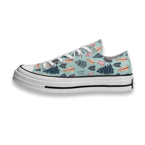 

custom printed sho cartoon merry christmas tree sneakers low mens womens skateboard sport footwear diy trainers canvas casual shoe