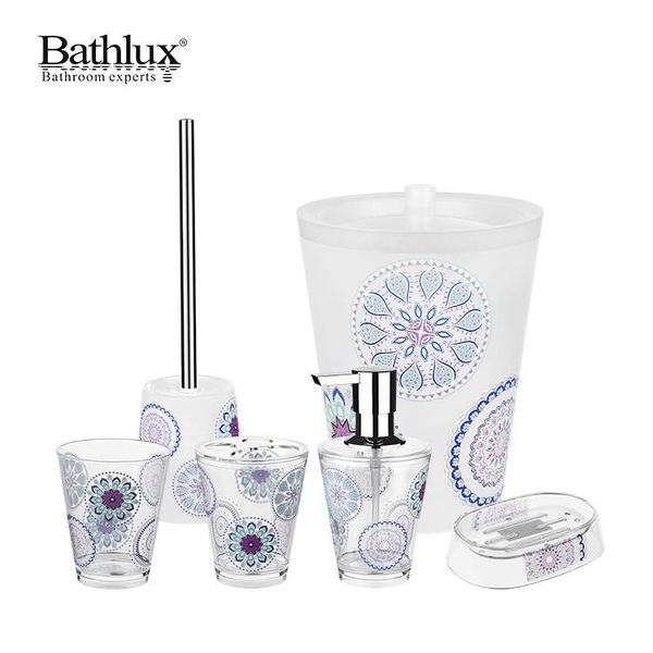 

pcs plastic bathroom accessory set luxury bath accessories lotion bottles, toothbrush holder, tooth mug, soap dish,
