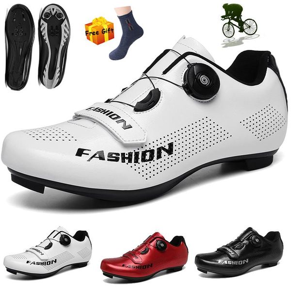

cycling shoes men road bicycle sneakers outdoor sports spd cleats self-locking mountain zapatillas de ciclismo mtb bike footwear, Black