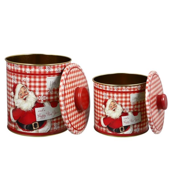

gift wrap 2pcs christmas grain boxes delicate wrapping containers wedding candy with lids