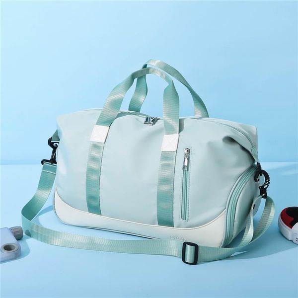 

duffel bags sport travel women's bag fitness with shoes pocket shoulder for women 2021 ladies handbags