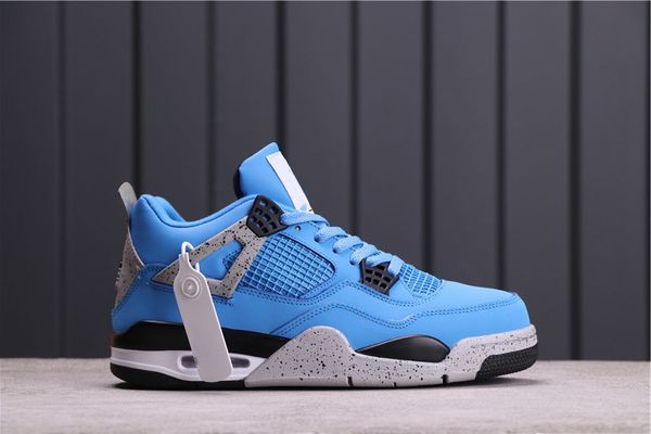 

2021 jumpman 4 university blue boots shoes cactus jack sail union bootss designers men women trainers sneakers 36-47, Black