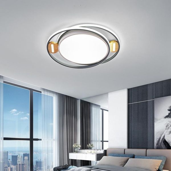 

ceiling lights modern smart light living room decoration led for dimmable round lamps bedroom lighting