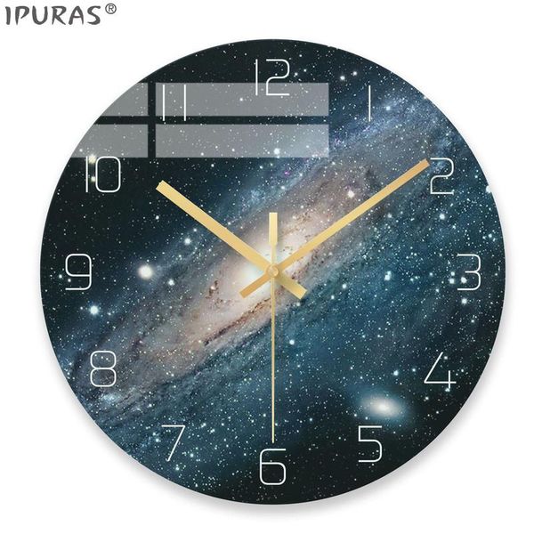 

wall clocks glass without cover ins clock nordic living room decoration creative minimalist hanging artist with silent