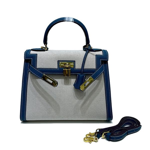 

design 2021h with linen canvas 28cm guangzhou leather women's handbag upqr