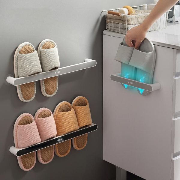

bathroom shoe rack slippers wall mounted organizer and for bedroom shower room clothing & wardrobe storage