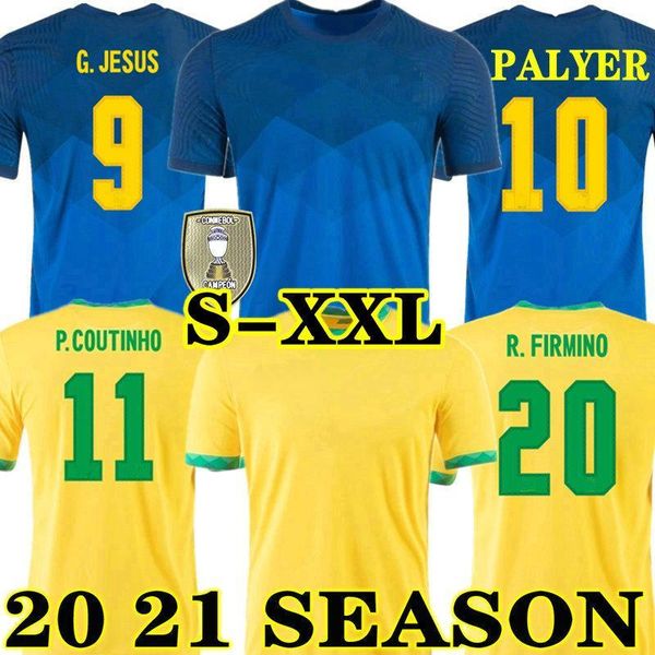 

men's t-shirts 2021 men shirt camiseta de futbol camisa 20 21 g.jesus coutinho paulinho brasiled shirts, White;black
