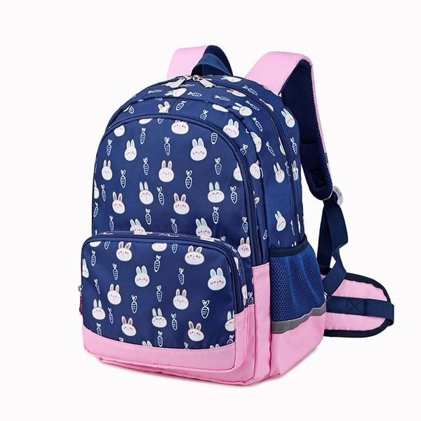 

school bags cute backpack 1 2 3 grade cartoon print large bag girl blue purple pink child korean bookbag bagpack