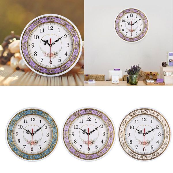 

wall clocks 11inch super quite clock non ticking quartz home decor