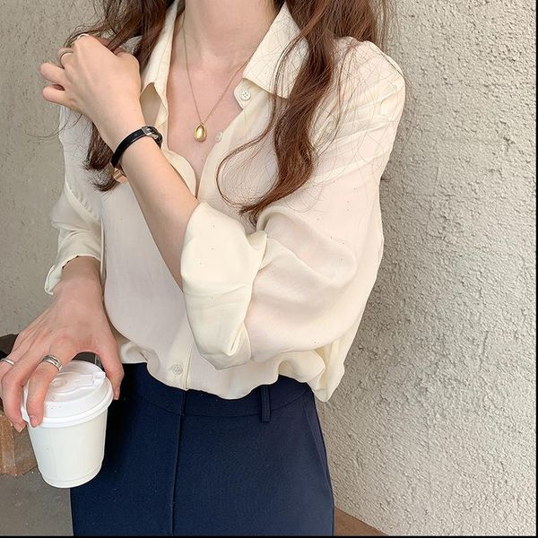 

women shirts fashion white blouse and shirt long sleeve womens blouses drop