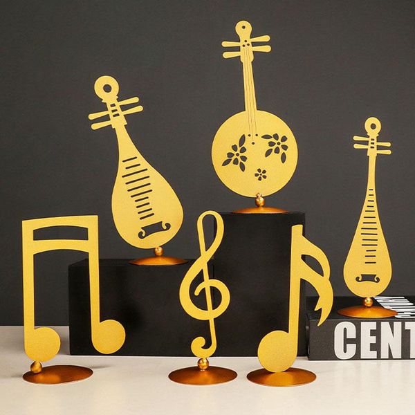 

decorative objects & figurines nordic minimalist metal staff music note musical instrument model decoration creative home living room counte