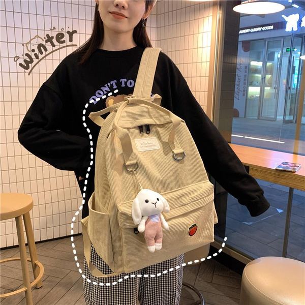 

schoolbag female korean version high school large capacity versatile backpack male college students fashion trend lovers bags