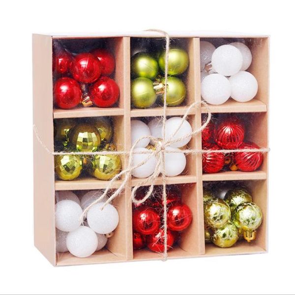

party decoration 99pcs set christmas balls ornaments shatterproof tree hanging ball pendant holiday
