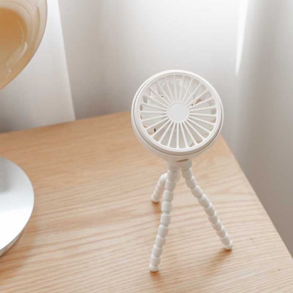 

electric fans height adjustable rechargeable portable mini silent home with tripod
