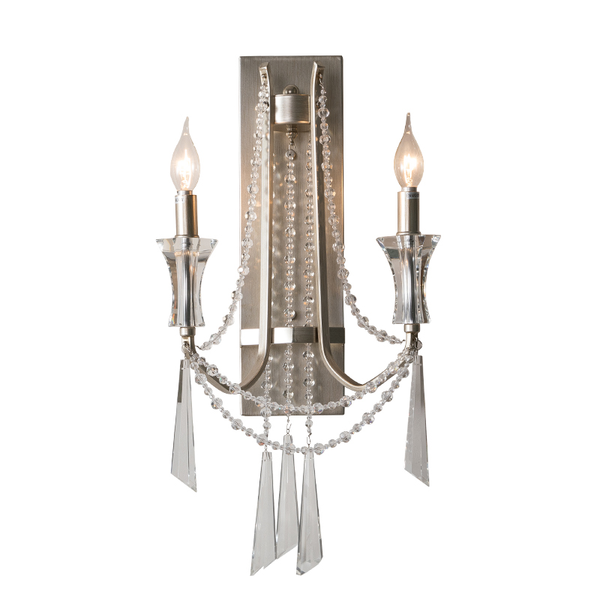 

wall lamp american country bedroom bedside creative personality aisle tv living room double head crystal