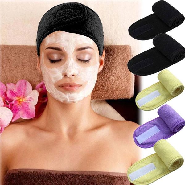

shower caps adjustable wide hairband yoga spa bath makeup wash face cosmetic headband for women ladies make up accessories