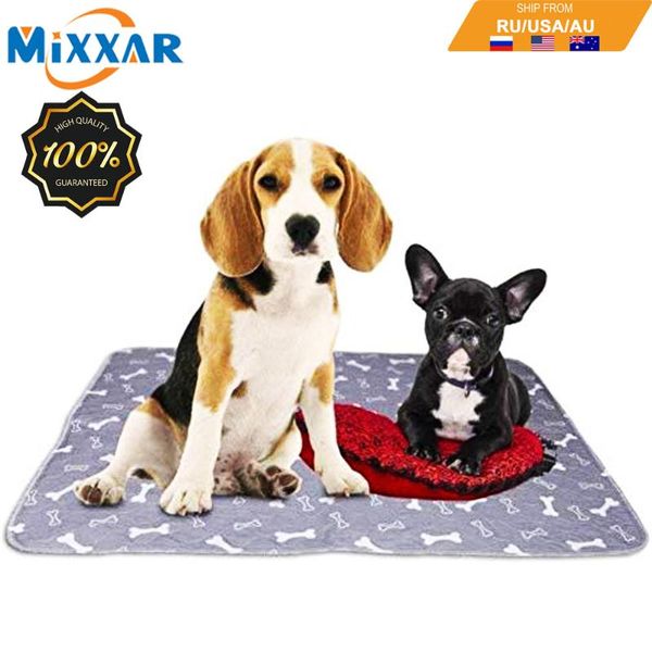 

reusable dog diaper mat waterproof absorbent pet pee pads washable puppy urine training seat cover dropship kennels & pens