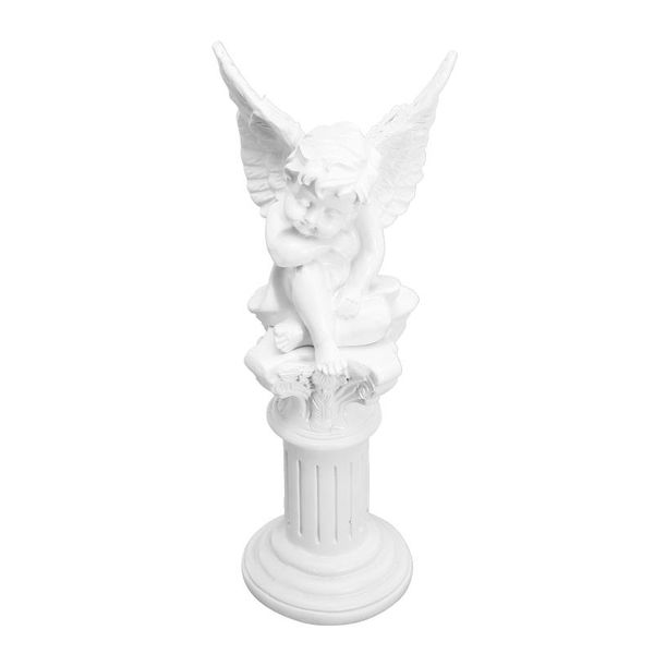 

wallpapers 1 set angel shaped resin ornaments doll roman pillar