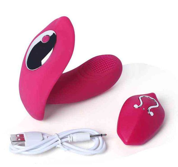 NXY Vibratoren, weiche Silikon-Fernbedienung, Paar-Slip-Vibrator, Sexspielzeug, 10 Modi, ganz private Dildos-sexuell, 0105
