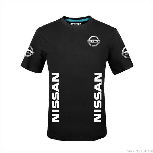

fashion casual short sleeve men o neck nissan tee mens clothing, White;black