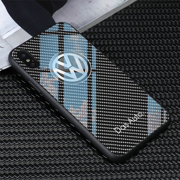 

phone cases tempered glass volkswagen vw logo for iphone x xr xs max 7 6 6s 8 plus