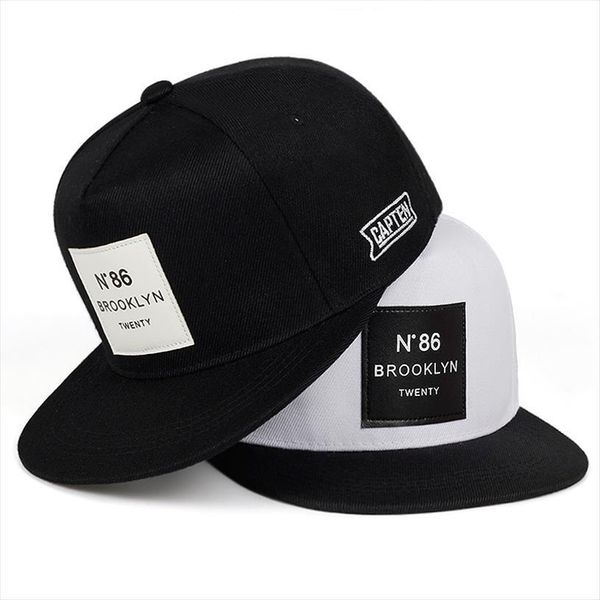 

fashion men women brooklyn letters cotton adjustable baseball cap leather label n86 hip hop caps sun hat hats, Blue;gray
