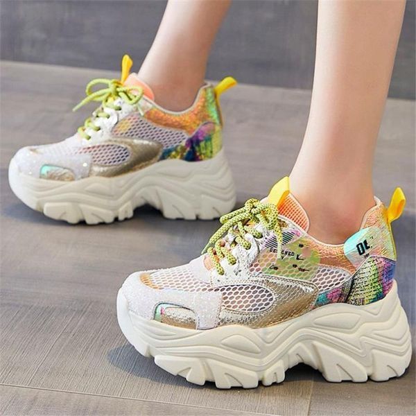 

dress shoes fashion sneakers women cow leather platform sandals wedge increasing height summer ankle boots punk goth 34 35 36 37 38 39, Black