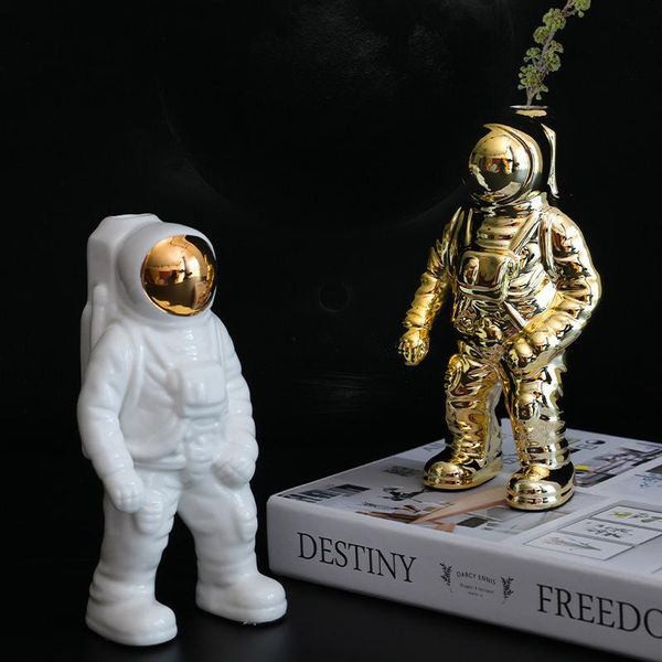 

decorative objects & figurines nordic style astronaut decoration sculpture ceramic creative home living room study children's soft