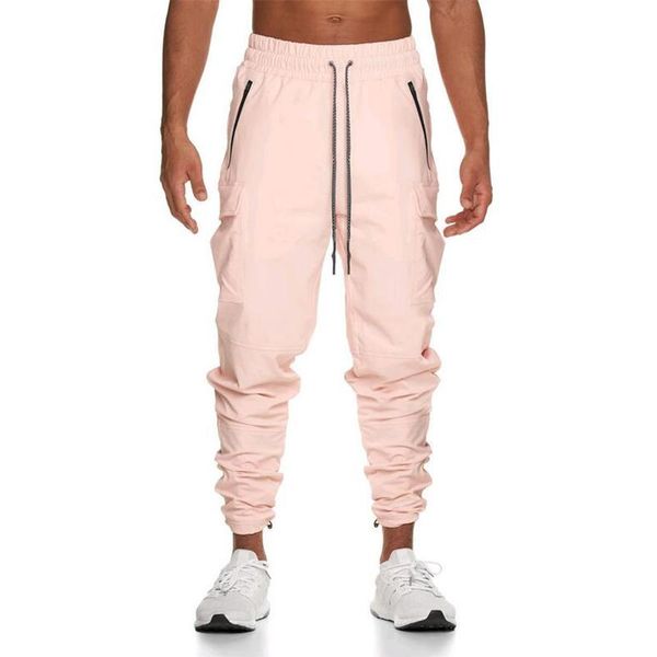 

fashion brand man summer outdoor running training fitness pants trousers men waterproof men's, Black