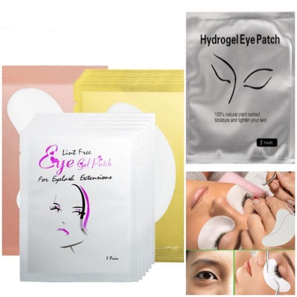 

under eye patch isolation hydrogel eyelash pad grafting stickers lash extension lint-gel false eyelash1