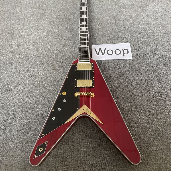 

6 string irregular shape electric guitar custom style color is optional left hand