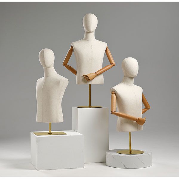 

upper body dressmaking model suit and dress mannequin for display, Khaki