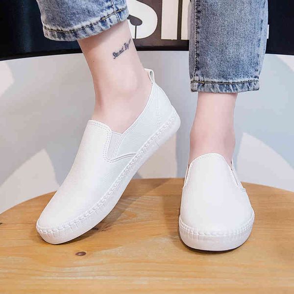 

dress shoes breathing smooth women's shoes, casual white leather shoes bccx, Black