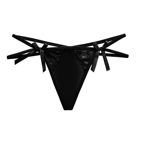 

women's panties women lace transparent low-waist underpant hollow out thong female seamless g-string underwear lingerie, Black;pink